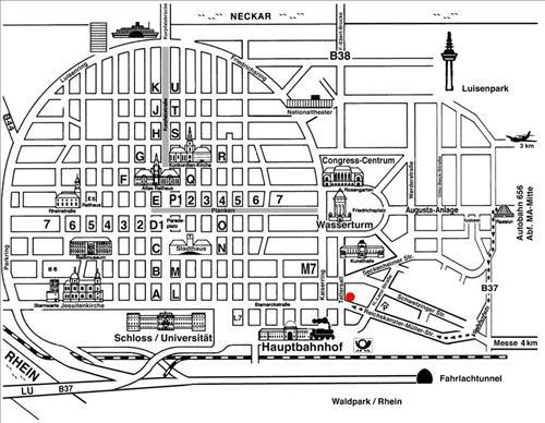 Am Bismarck Hotel Mannheim Felszereltség fotó